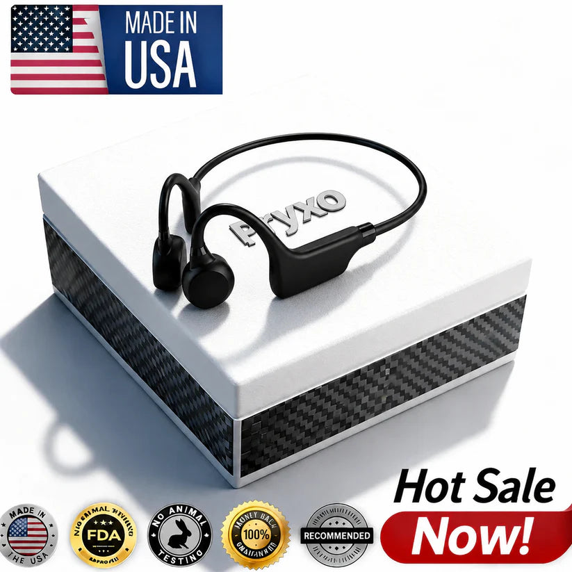 🔥🔥Final 3 Hours: 70% OFF🏆 Limited-Time Offer – Don’t Miss This Deal🔥Pryxo Bone Conduction Smart Hearing Aids
